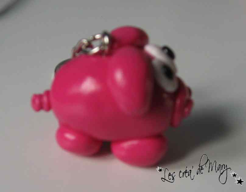 cochon rose foncé 2