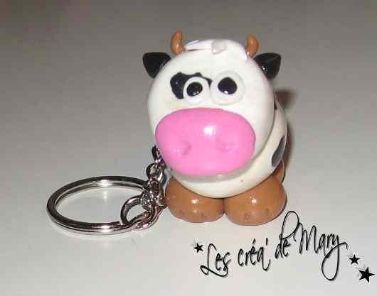 Porte clef vache